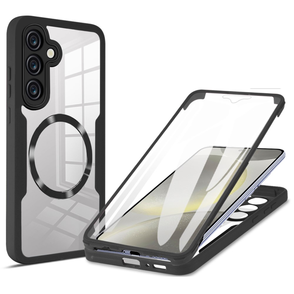  Samsung Galaxy S25 Skal MagSafe 360 Hybrid Defense Svart