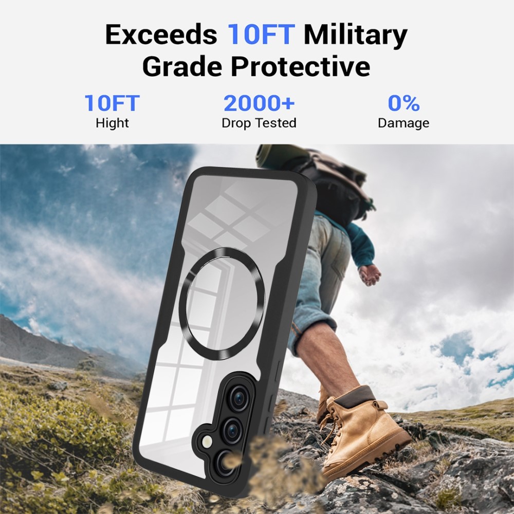  Samsung Galaxy S25 Skal MagSafe 360 Hybrid Defense Svart