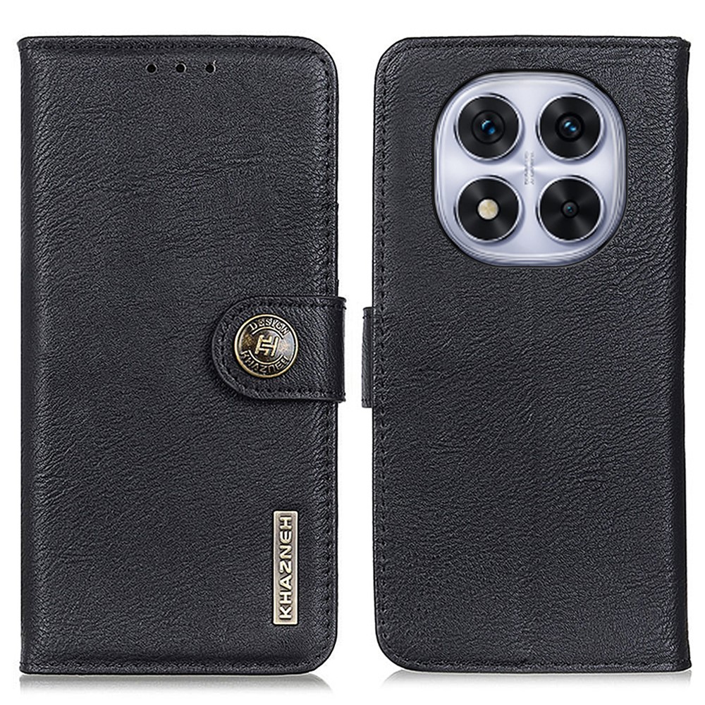 KHAZNEH KHAZNEH Redmi Note 14 Pro/Pro Plus 5G Fodral Läder Svart