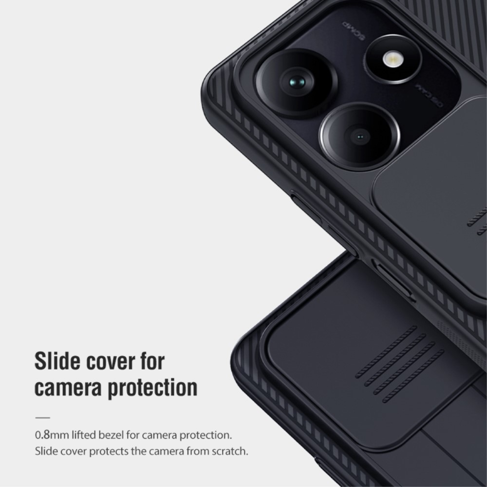 NILLKIN NILLKIN Xiaomi Redmi Note 14 5G/4G Skal CamShield Blå