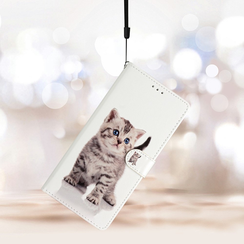  Xiaomi Redmi Note 14 5G Fodral Med Tryck Gullig Katt