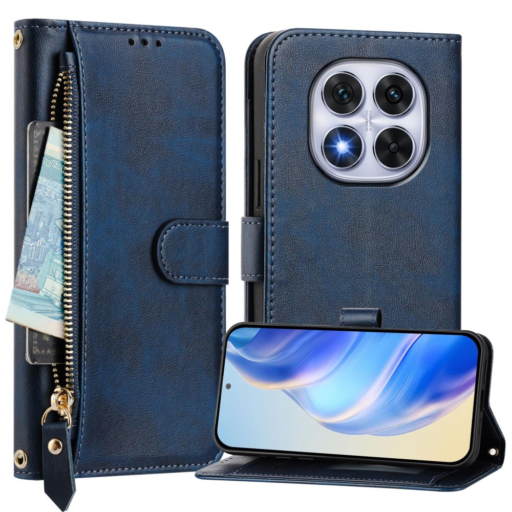  Xiaomi Redmi Note 14 Pro/Pro Plus 5G Plånboksfodral Blå