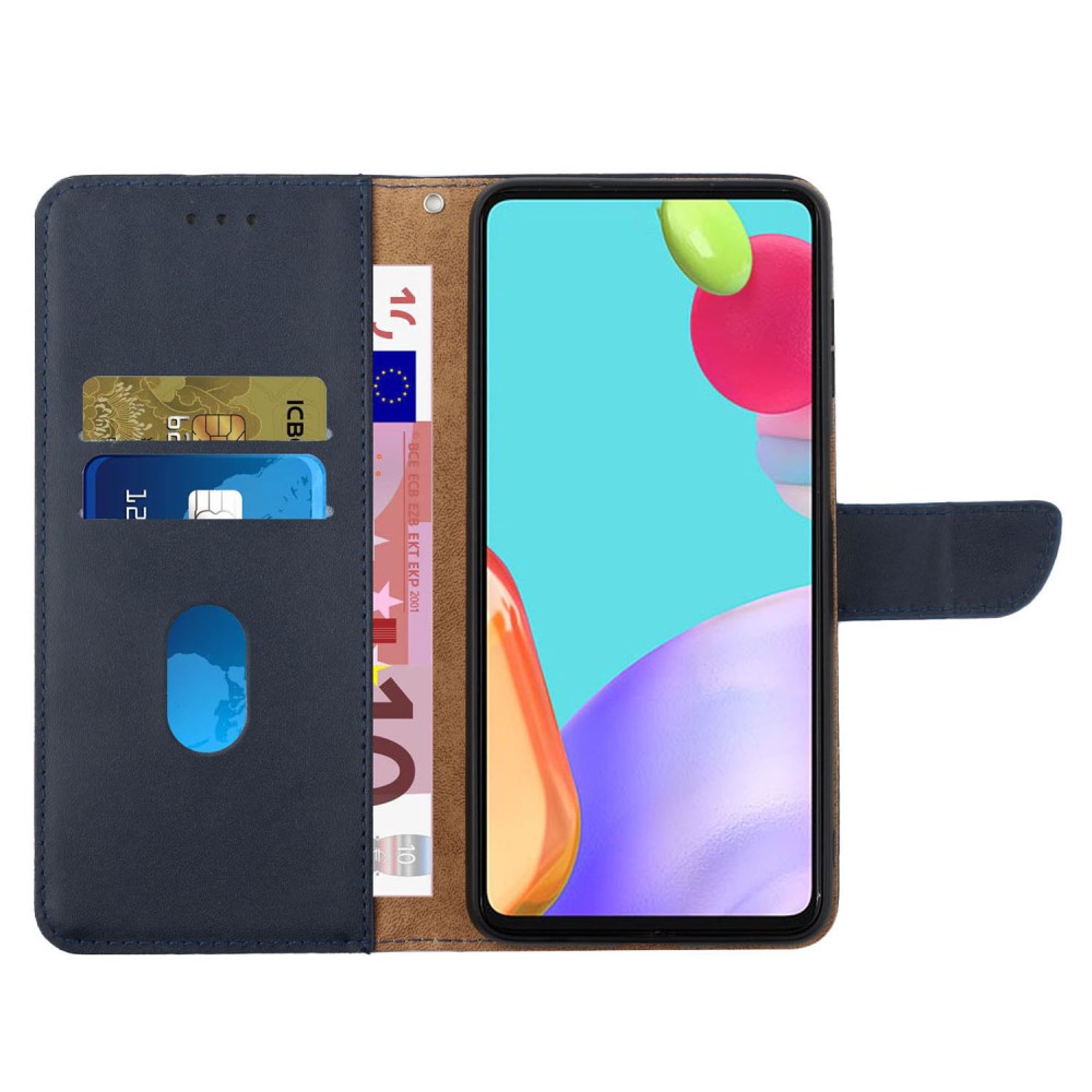  Xiaomi Redmi Note 14 Pro/Pro Plus 5G Fodral Äkta Läder Blå