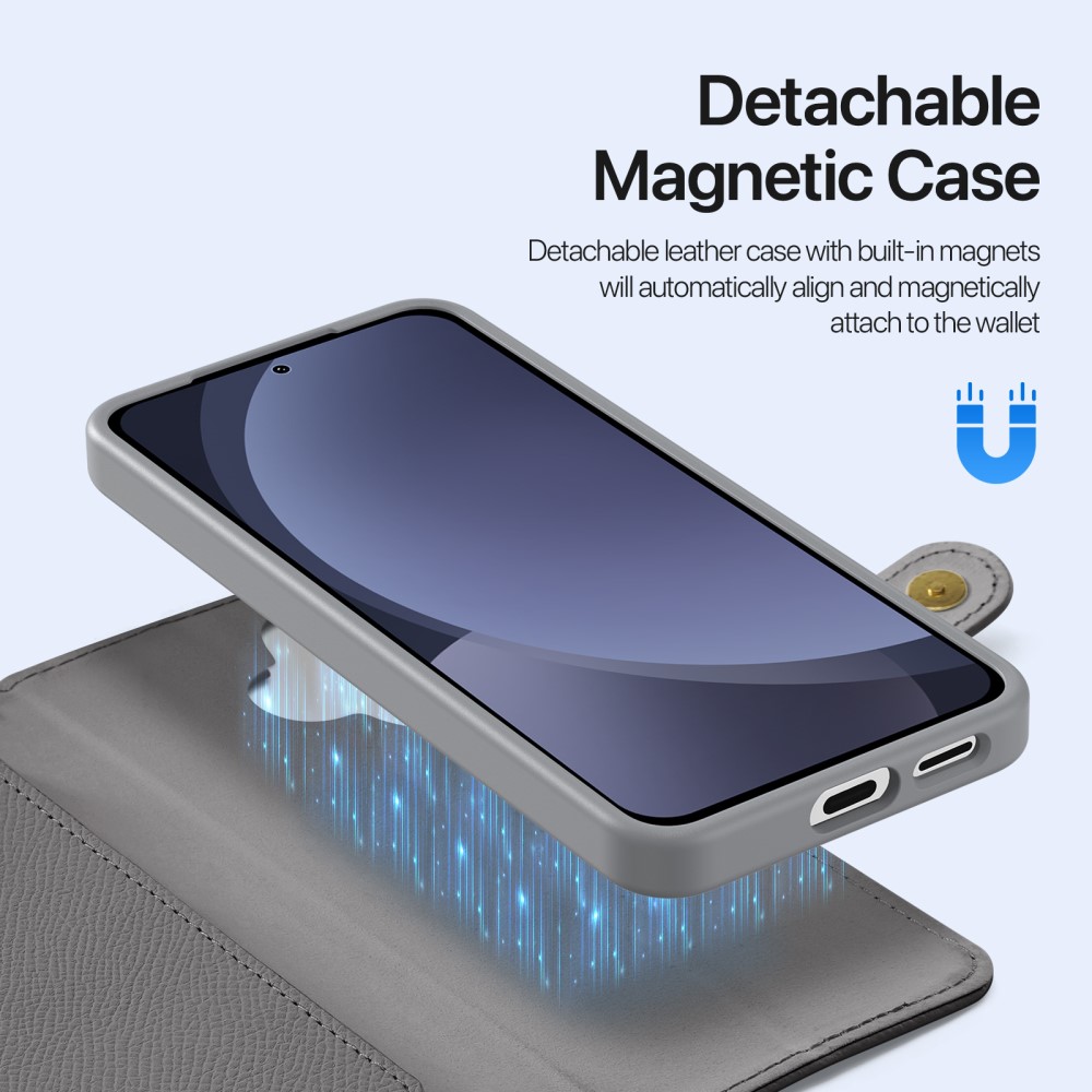 DUX DUCIS DUX DUCIS Galaxy S25 2in1 Magnet Fodral Lawa Series Grå