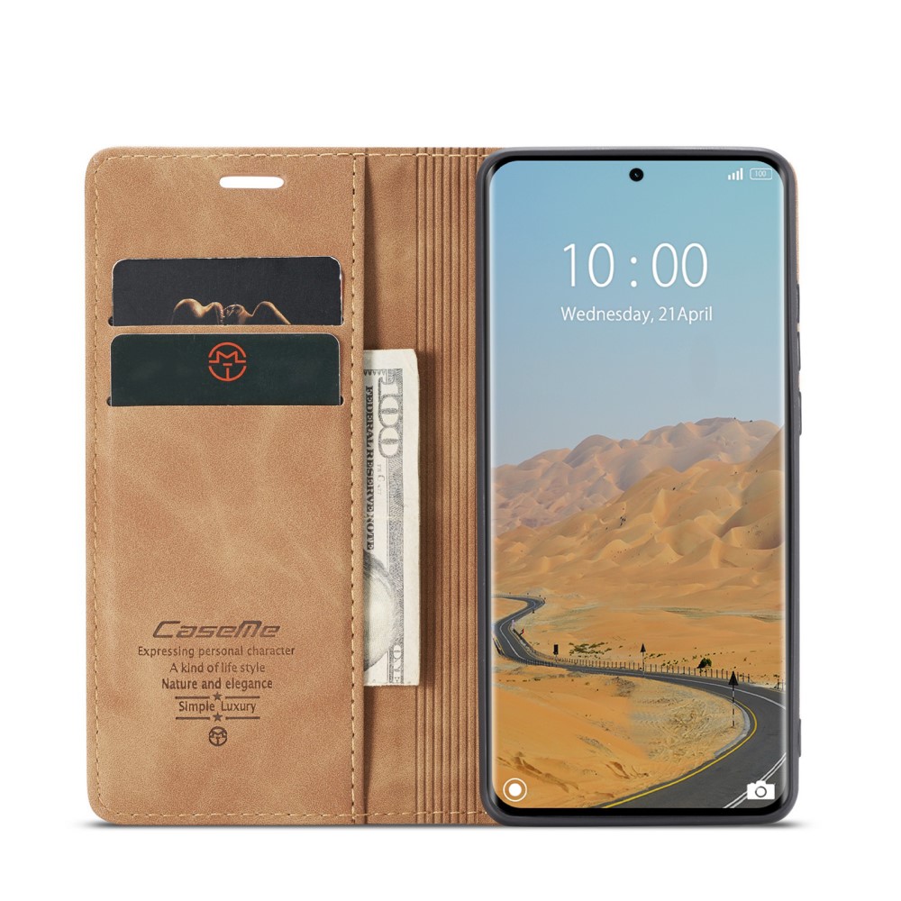 CASEME CASEME Redmi Note 14 Pro/Pro Plus 5G Fodral Flip Retro Läder