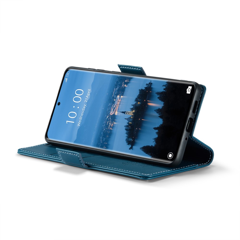 CASEME CASEME Redmi Note 14 Pro/Pro Plus 5G Fodral RFID Läder Blå