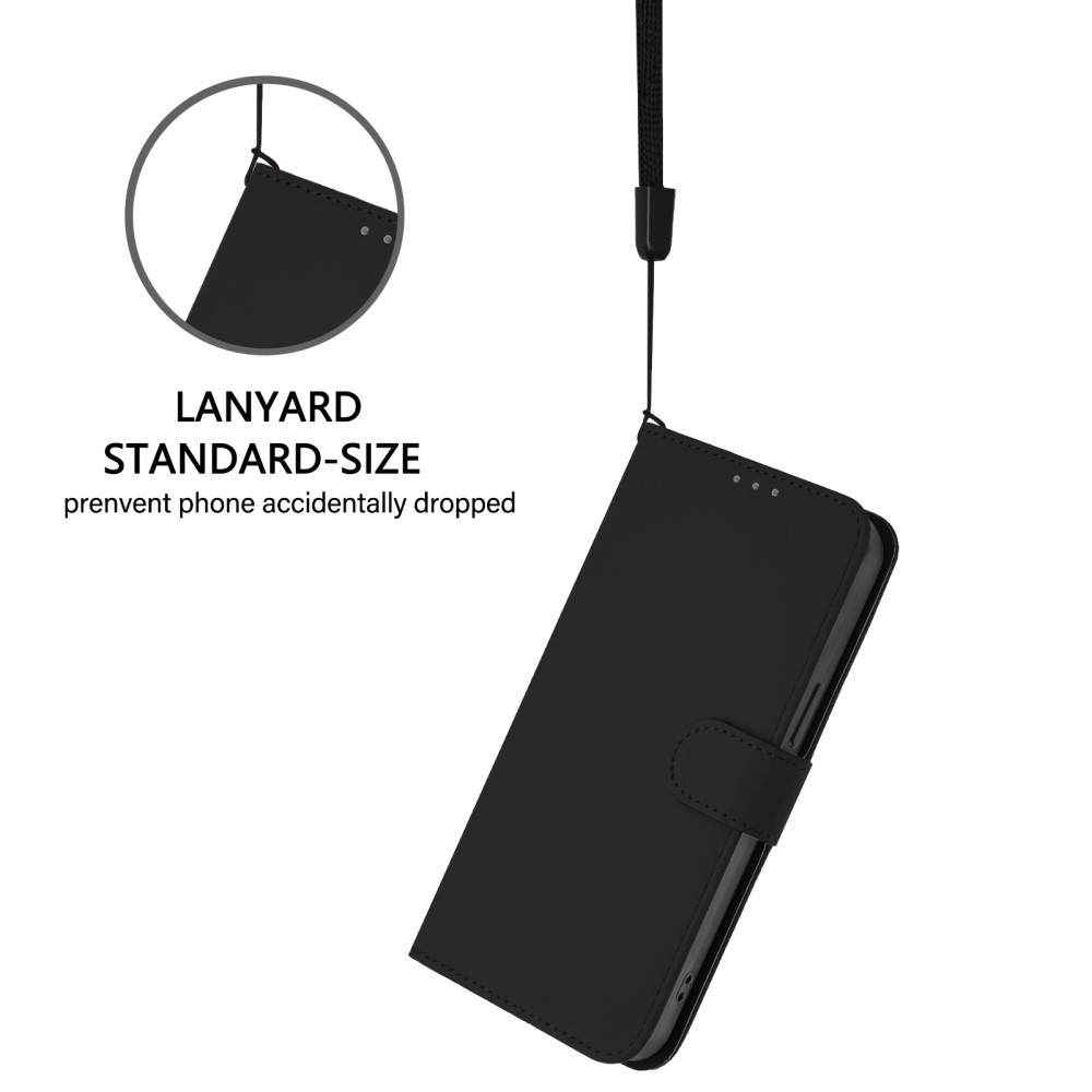  Xiaomi Redmi Note 14 Pro/Pro Plus 5G Fodral Läder Svart