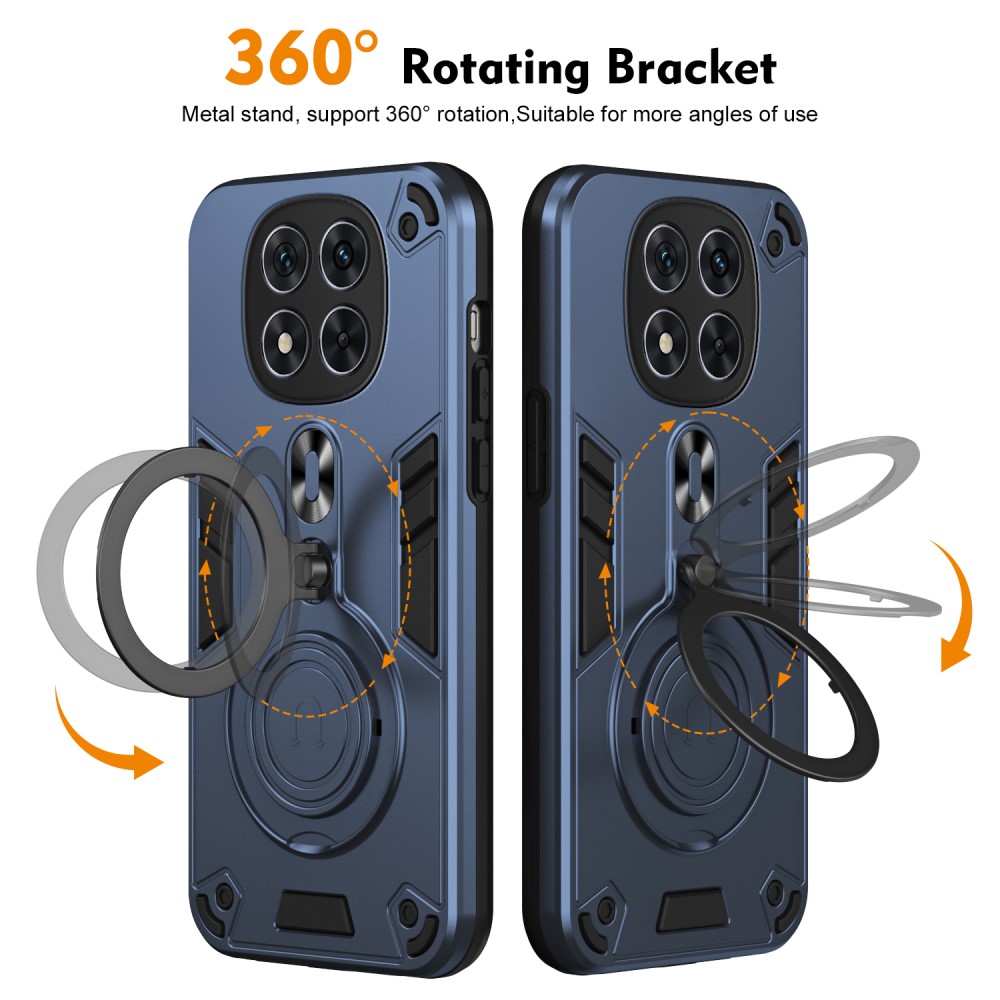  Xiaomi Redmi Note 14 Pro 5G Skal Kickstand Hybrid Blå