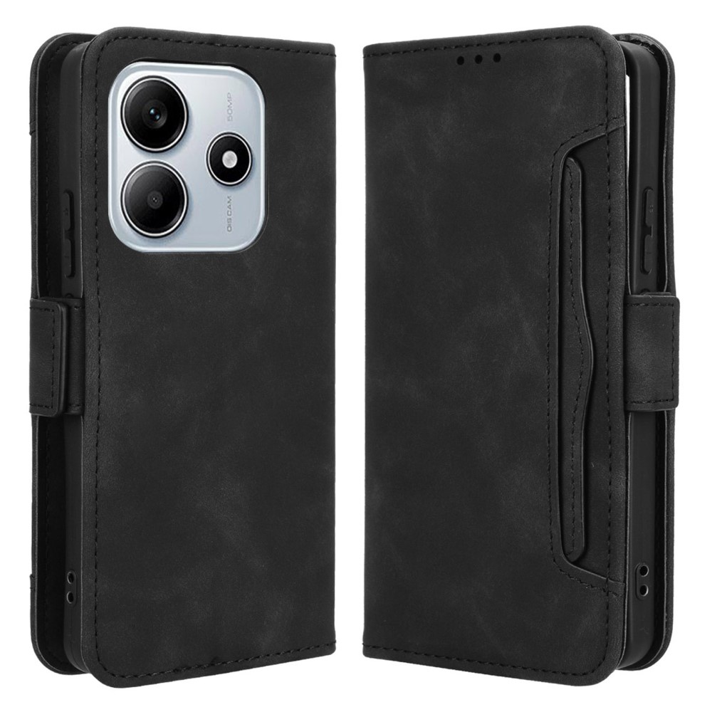  Xiaomi Redmi Note 14 5G Fodral Med Avtagbart Kortfack Svart