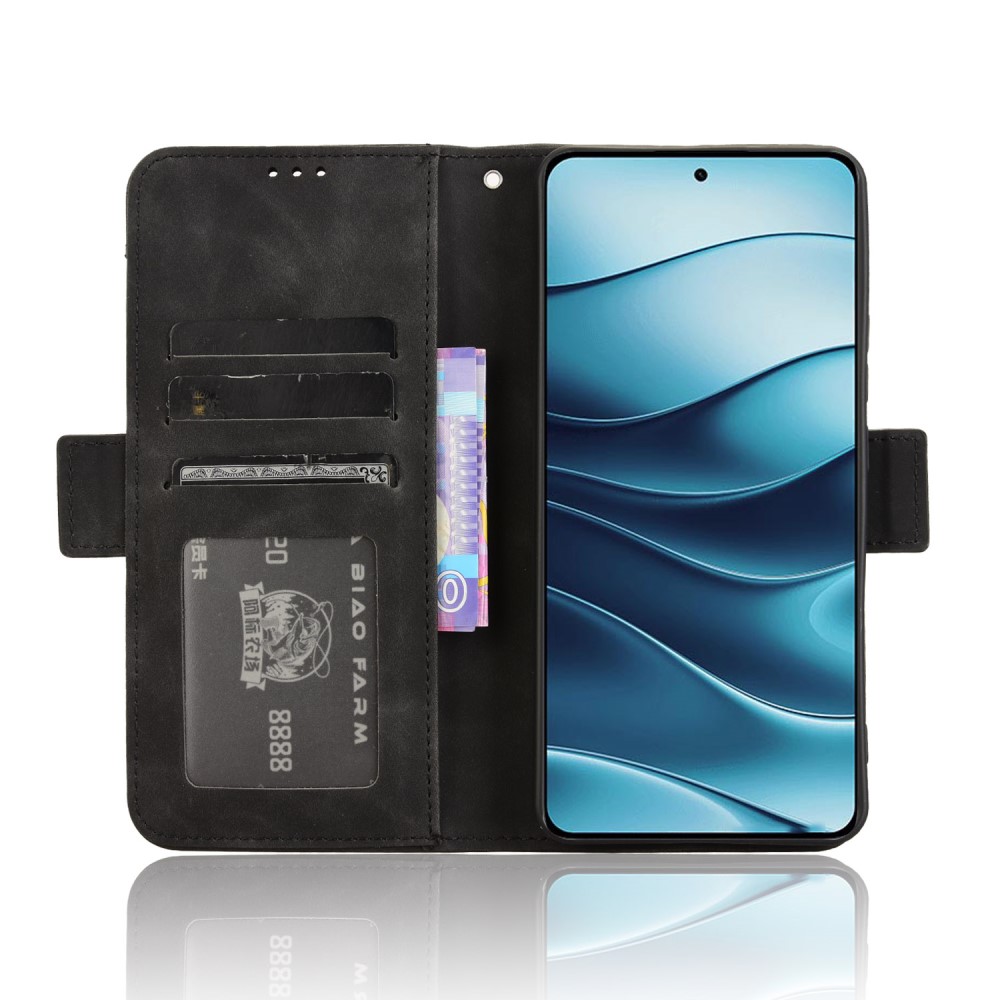  Xiaomi Redmi Note 14 5G Fodral Med Avtagbart Kortfack Svart