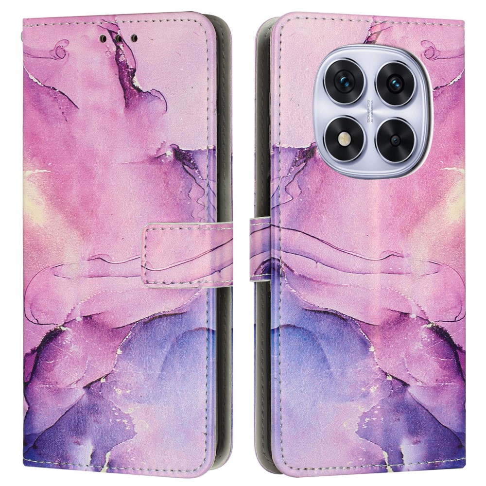  Xiaomi Redmi Note 14 Pro/Pro Plus 5G Fodral Marmor Lila