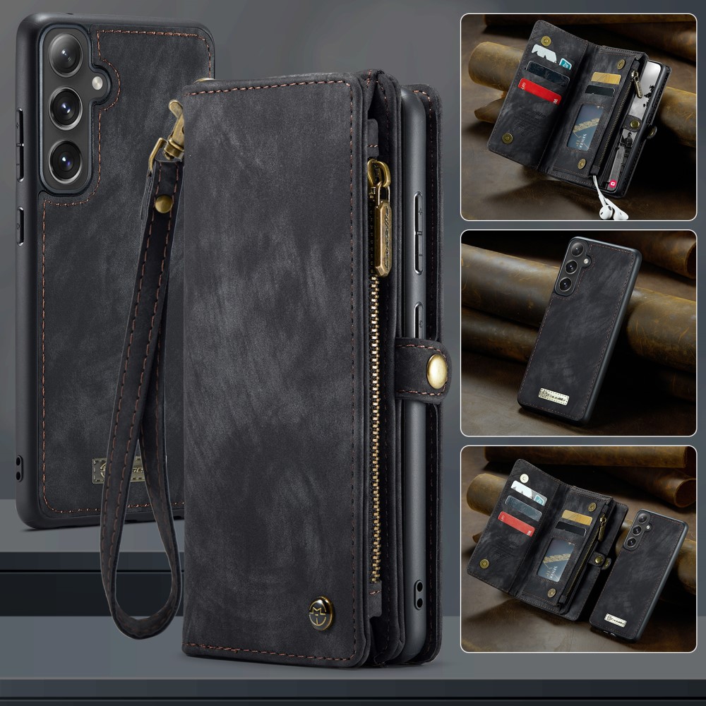 CASEME CASEME Galaxy S25 2in1 Fodral Multifunktionellt Svart