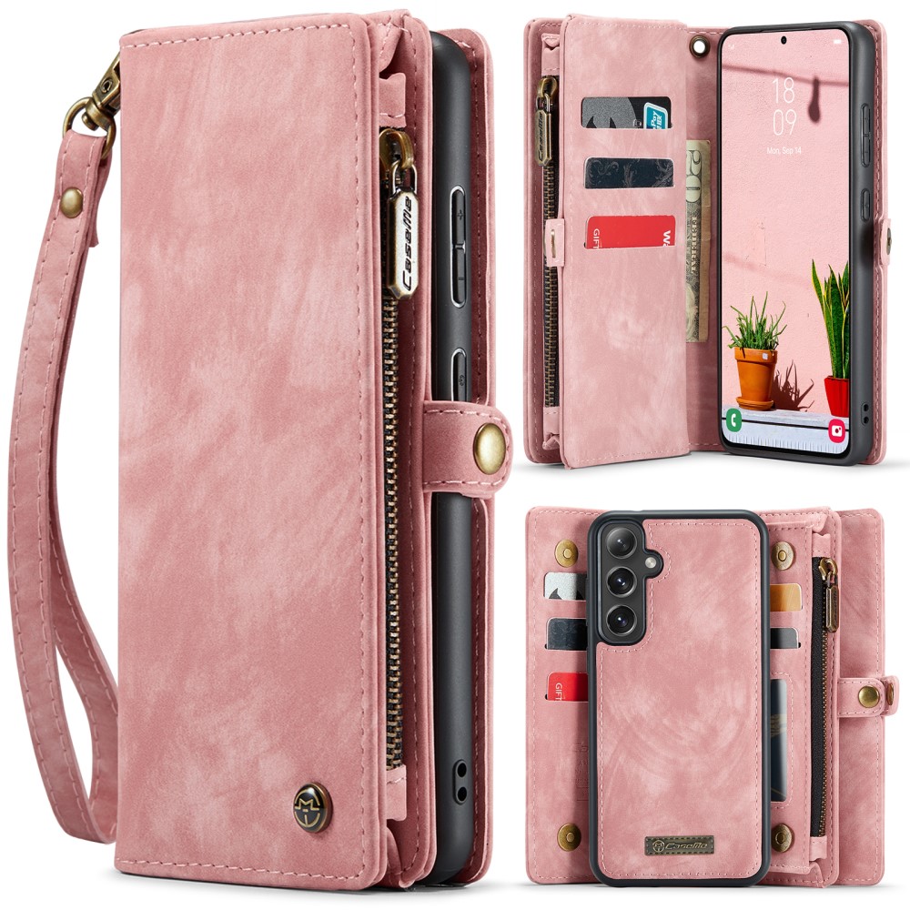 CASEME CASEME Galaxy S25 2in1 Fodral Multifunktionellt Rosa