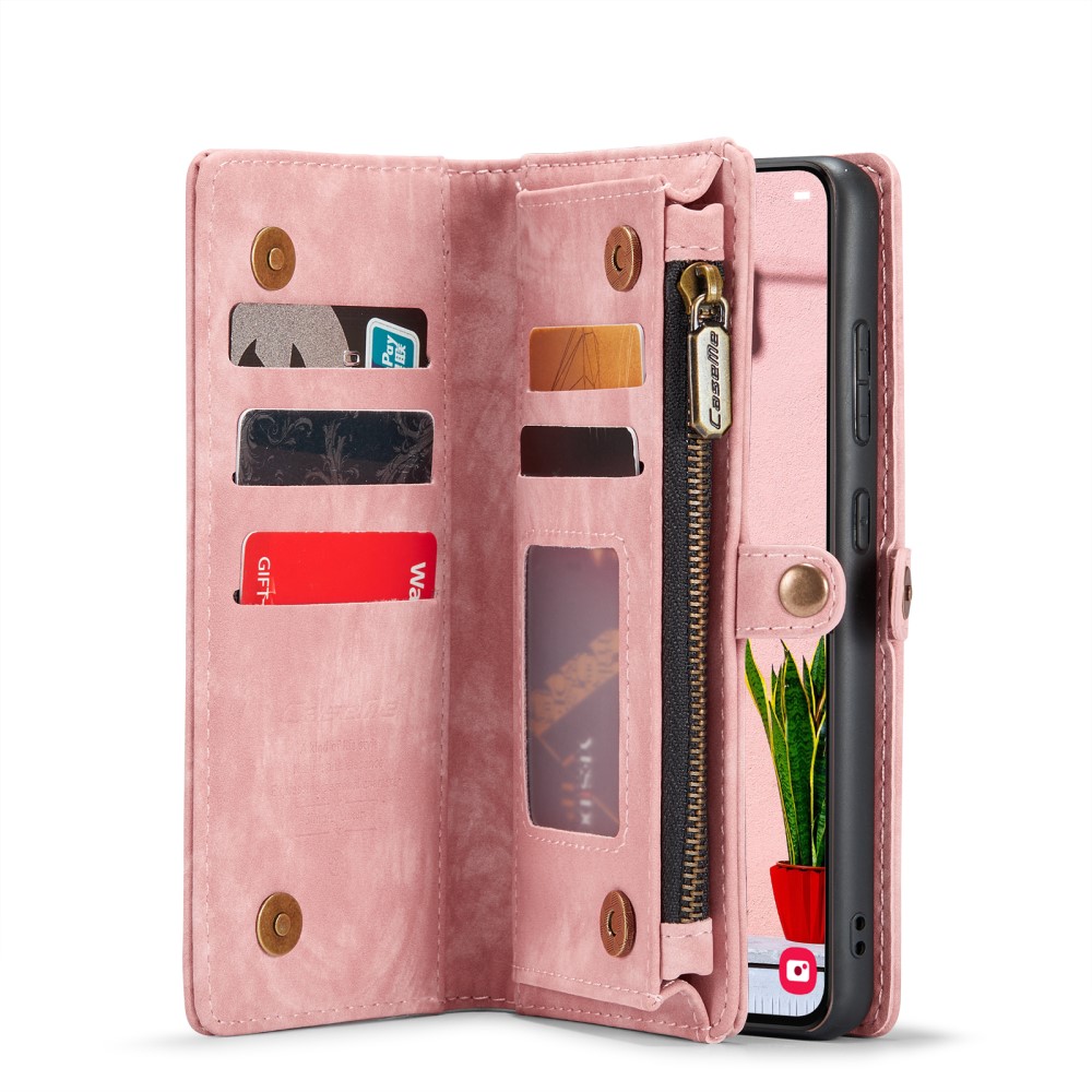 CASEME CASEME Galaxy S25 2in1 Fodral Multifunktionellt Rosa
