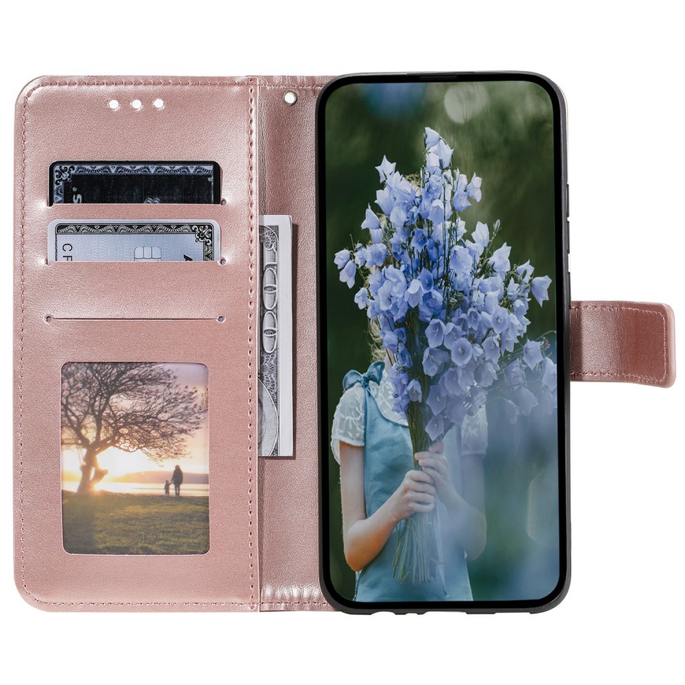  Xiaomi Redmi Note 14 5G Fodral Mandala Läder Roséguld