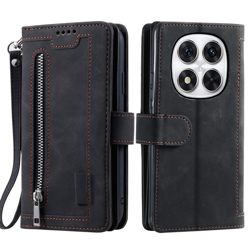  Xiaomi Redmi Note 14 Pro/Pro Plus 5G Fodral Multifunktionell Svart