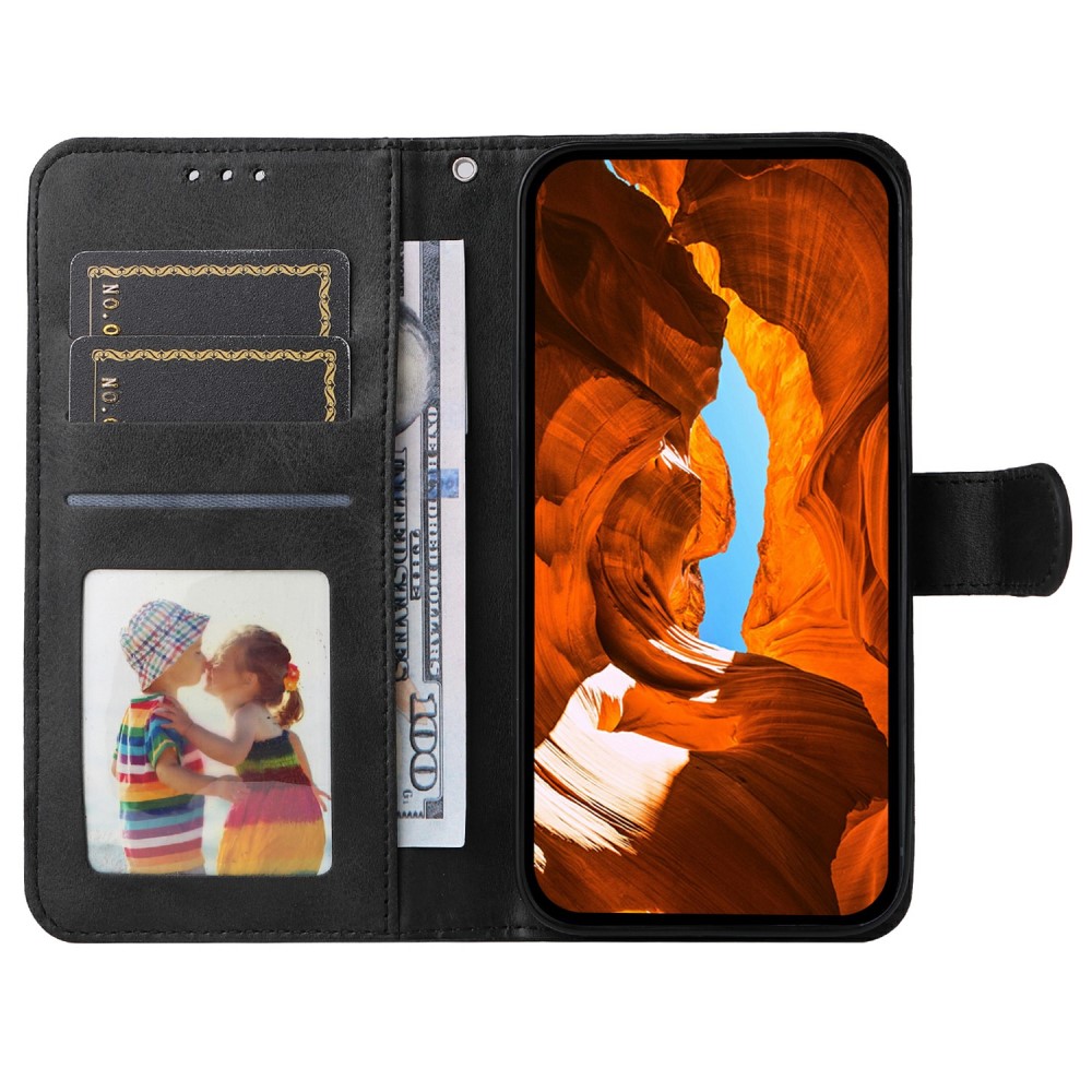  Xiaomi Redmi Note 14 4G Fodral Läder Folio Svart