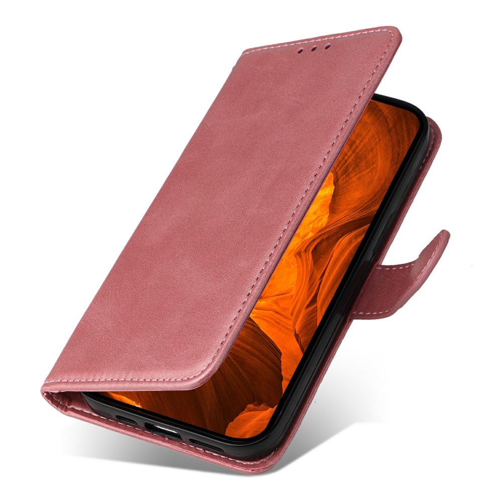  Xiaomi Redmi Note 14 4G Fodral Läder Folio Roséguld