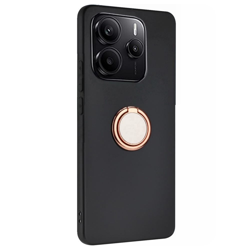  Xiaomi Redmi Note 14 4G Skal Ring Svart / Roséguld