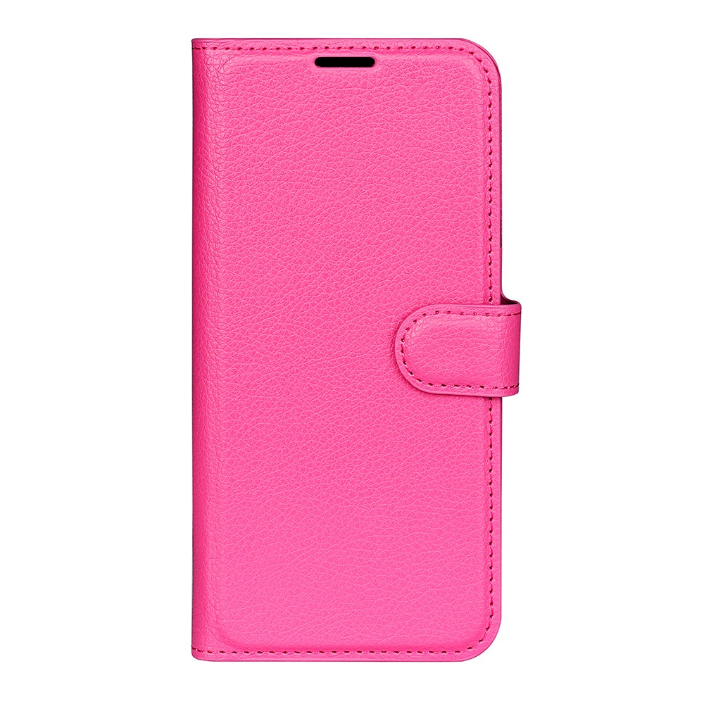  Xiaomi Redmi Note 14 4G Fodral Litchi Läder Rosa