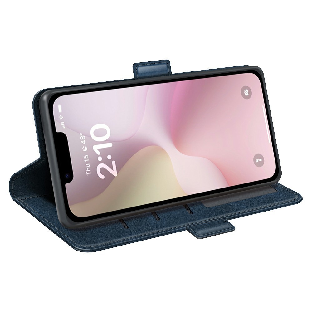  iPhone 17e / 16e Fodral Läder Blå