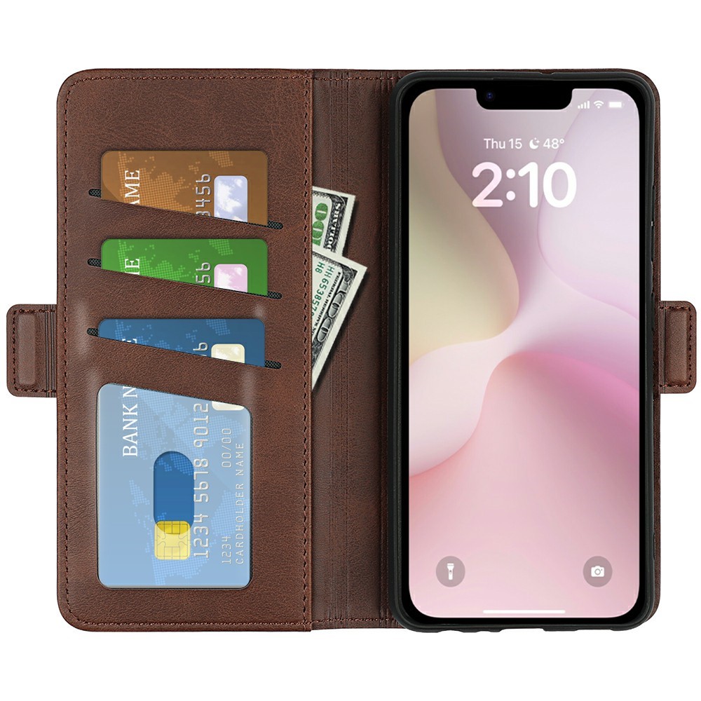  iPhone 17e / 16e Fodral Läder Brun