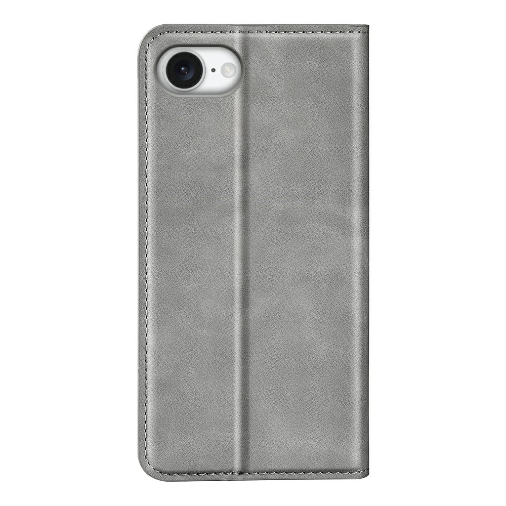  iPhone 17e / 16e Fodral Flip Skin Touch Grå