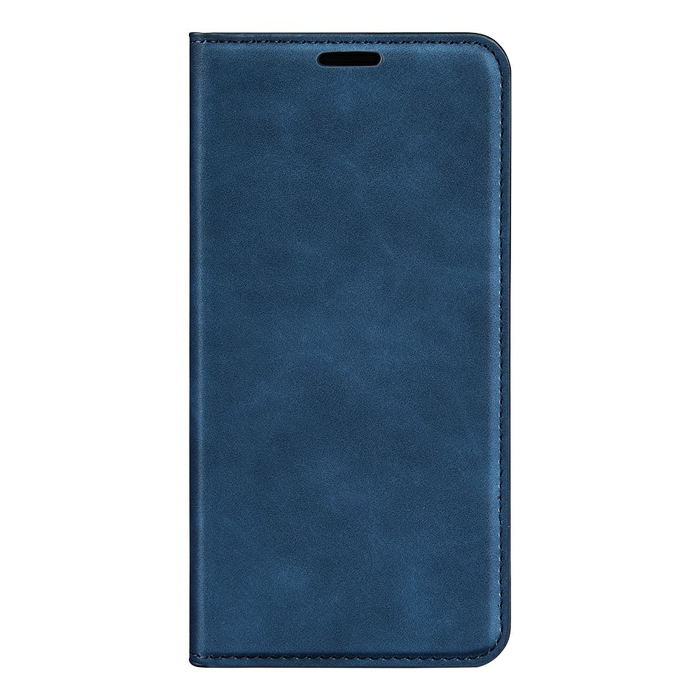  iPhone 17e / 16e Fodral Flip Skin Touch Blå