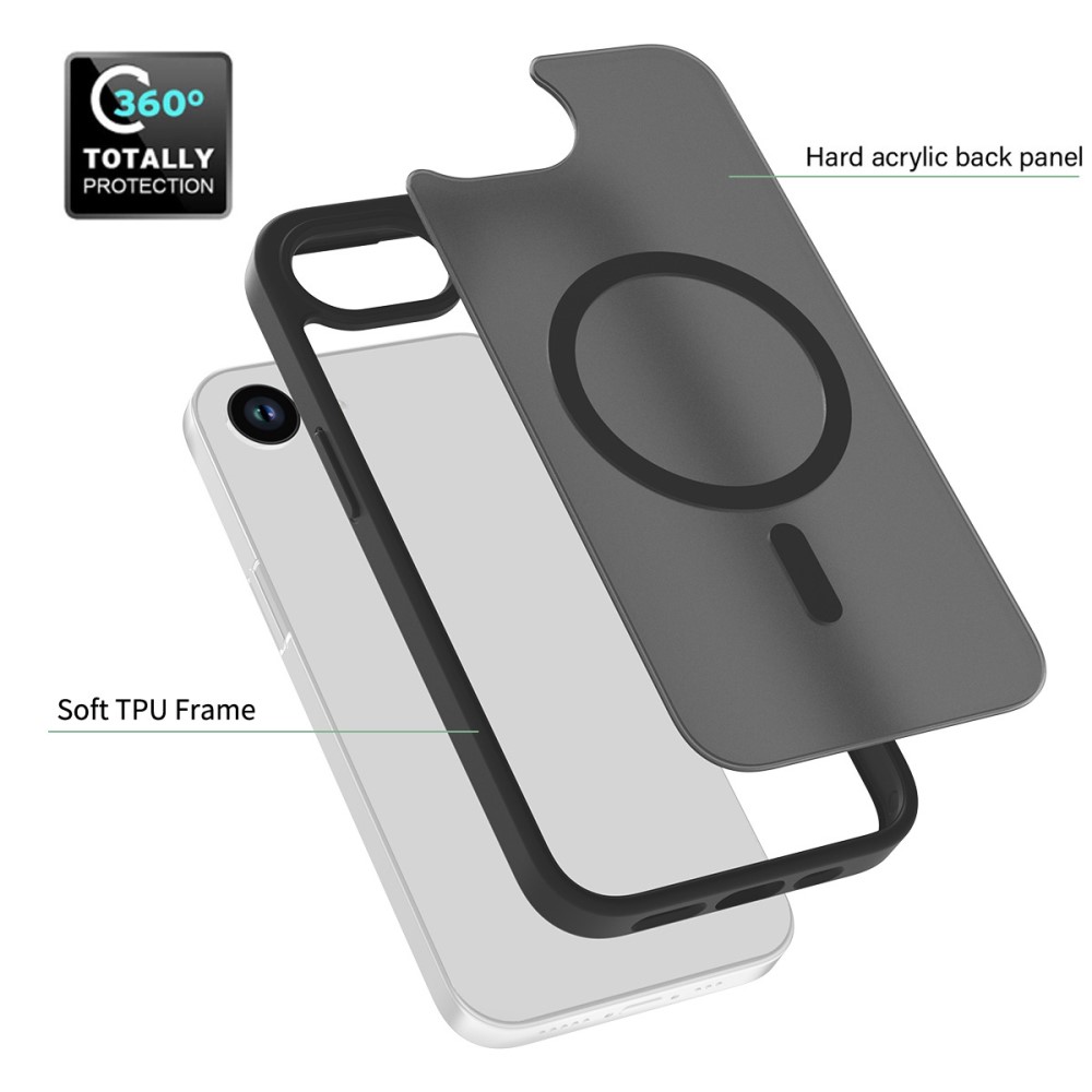  iPhone 17e / 16e Skal MagSafe Skin Touch Lila