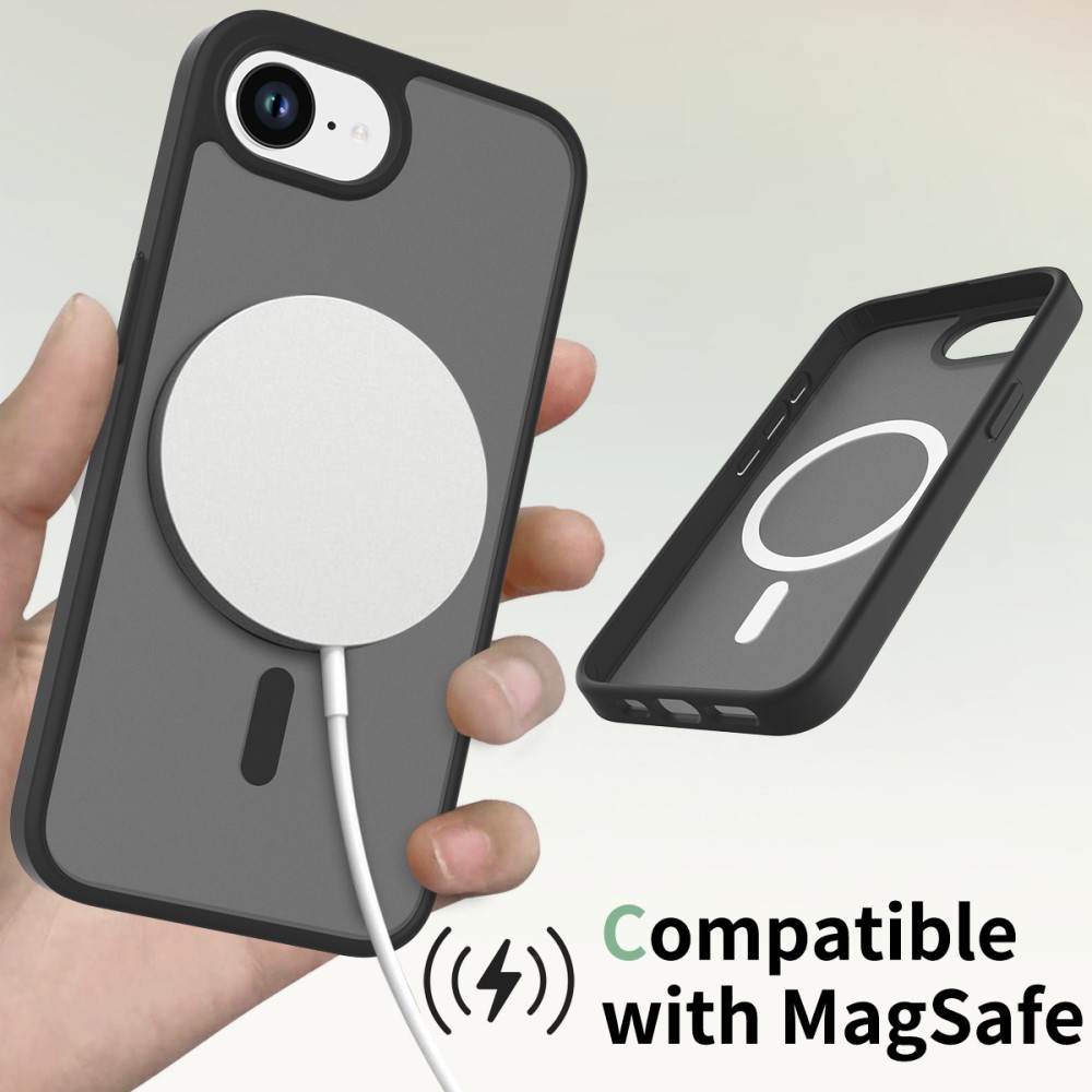  iPhone 17e / 16e Skal MagSafe Skin Touch Blå