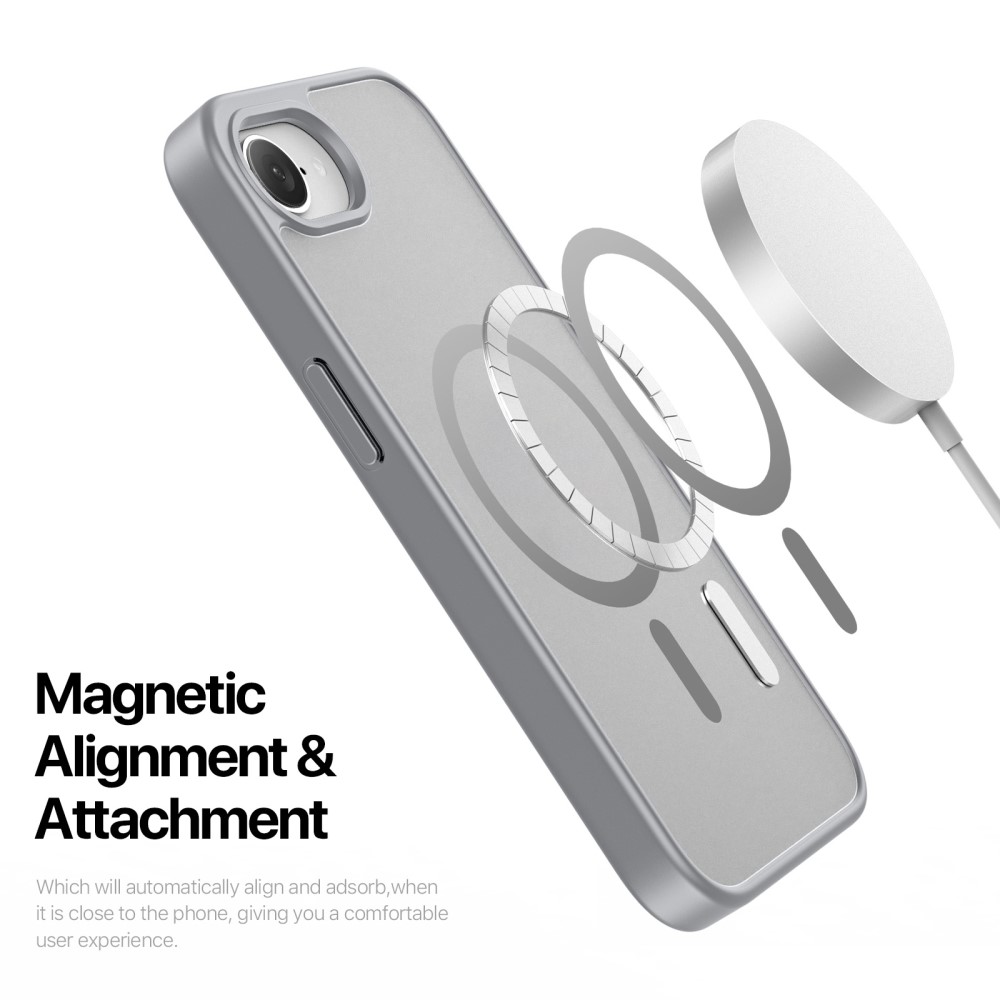 DUX DUCIS DUX DUCIS iPhone 17e / 16e Skal MagSafe Yind Series Grå