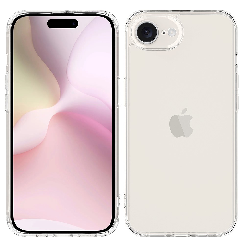  iPhone 17e / 16e Skal TPU / Akryl Transparent
