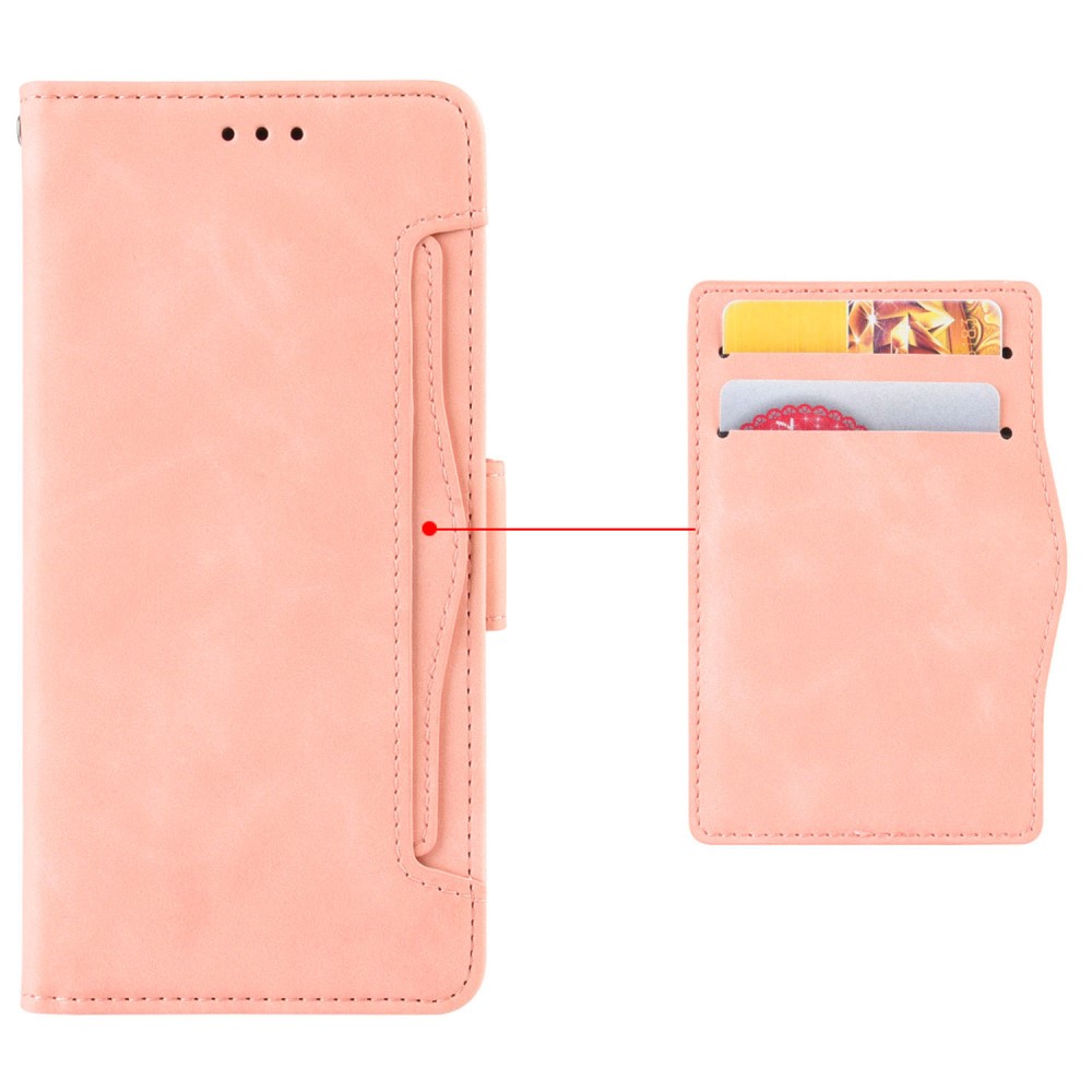  Google Pixel 9a Fodral Med Avtagbart Kortfodral Rosa
