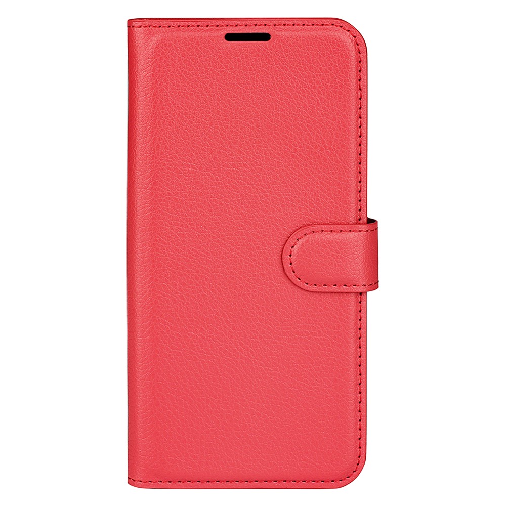  Xiaomi 15 Fodral Litchi Läder Röd