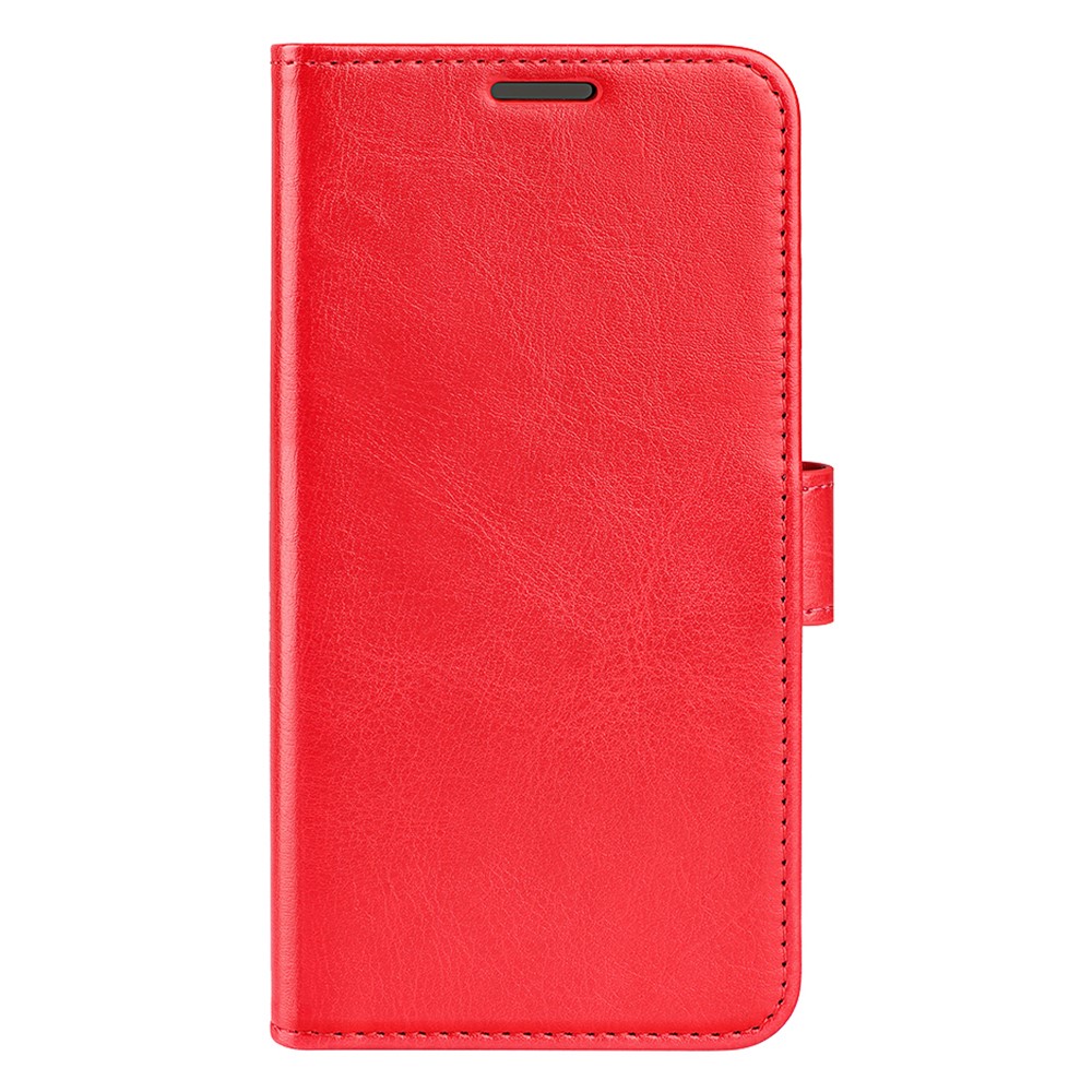  Xiaomi 15 Fodral Crazy Horse Läder Röd