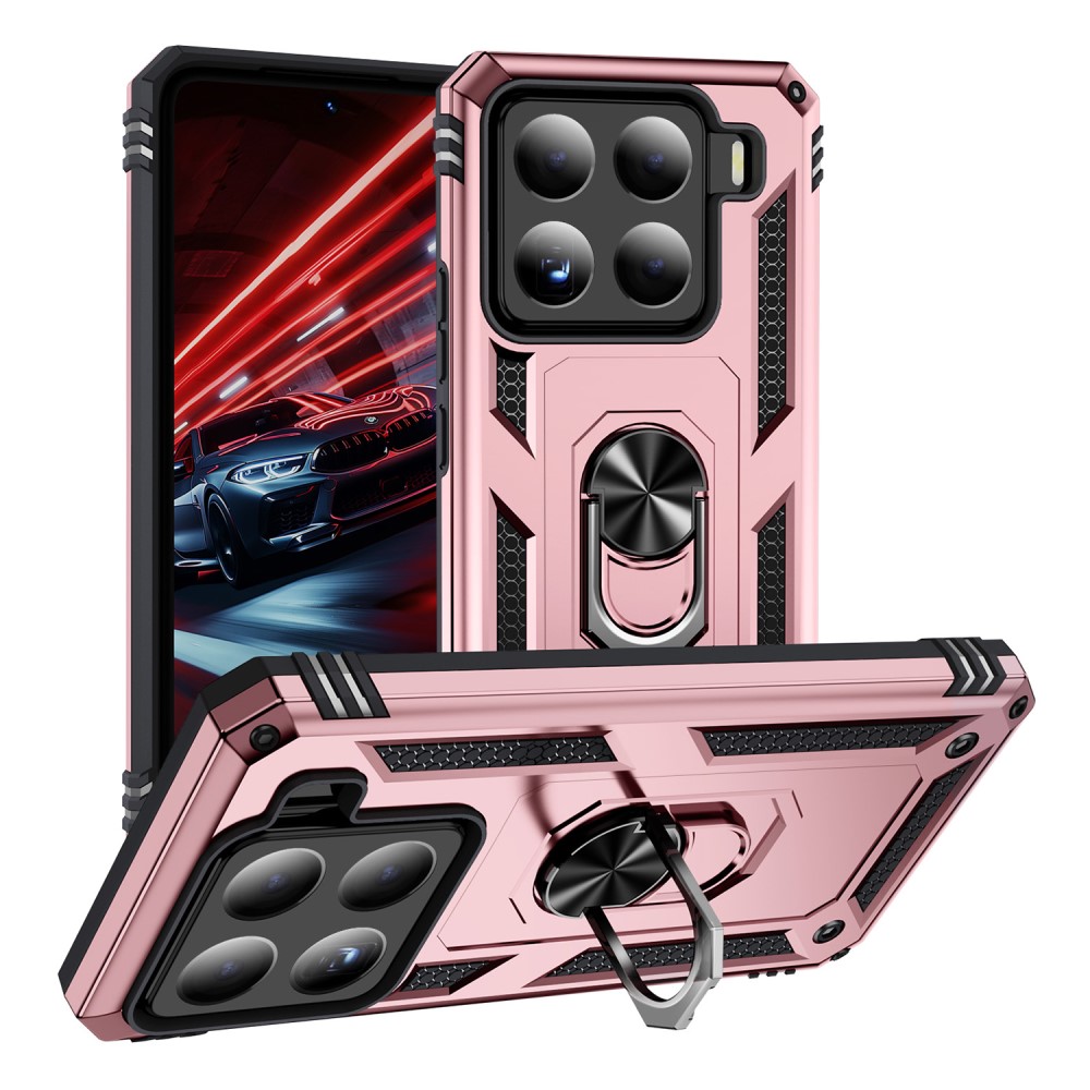  Xiaomi 15 Skal Shockproof Hybrid Ring Roséguld