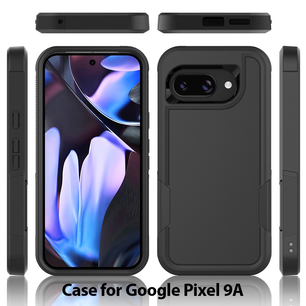  Google Pixel 9a Skal Extreme Shockproof Hybrid Svart