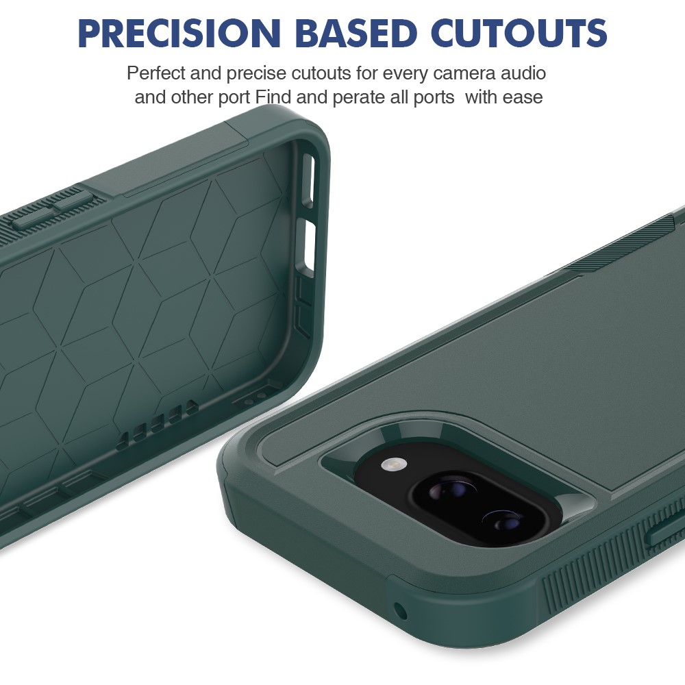  Google Pixel 9a Skal Extreme Shockproof Hybrid Grön