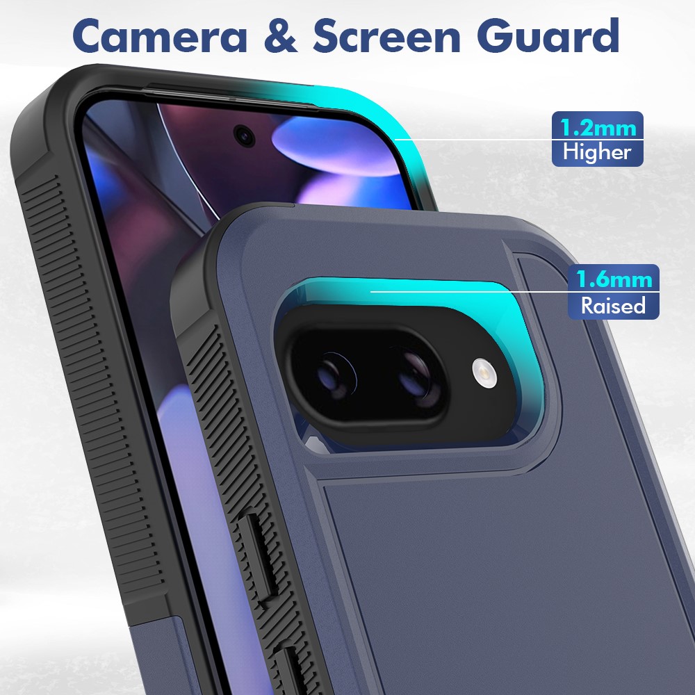  Google Pixel 9a Skal Extreme Shockproof Hybrid Blå
