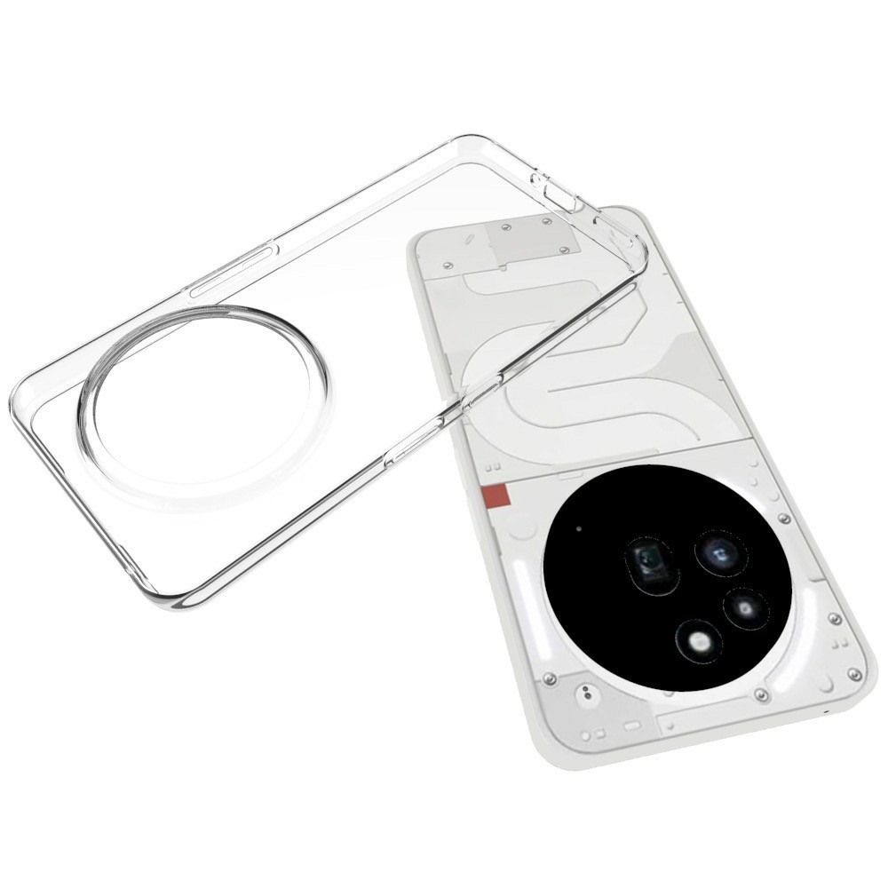  Nothing Phone 3a Pro Skal TPU Transparent