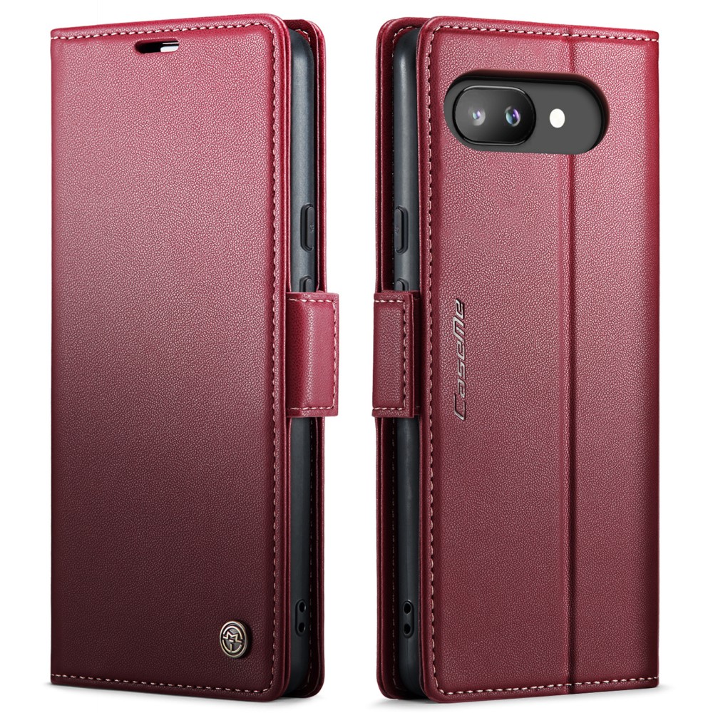 CASEME CASEME Google Pixel 9a Fodral RFID Läder Röd