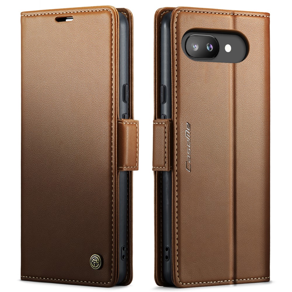 CASEME CASEME Google Pixel 9a Fodral RFID Läder Brun