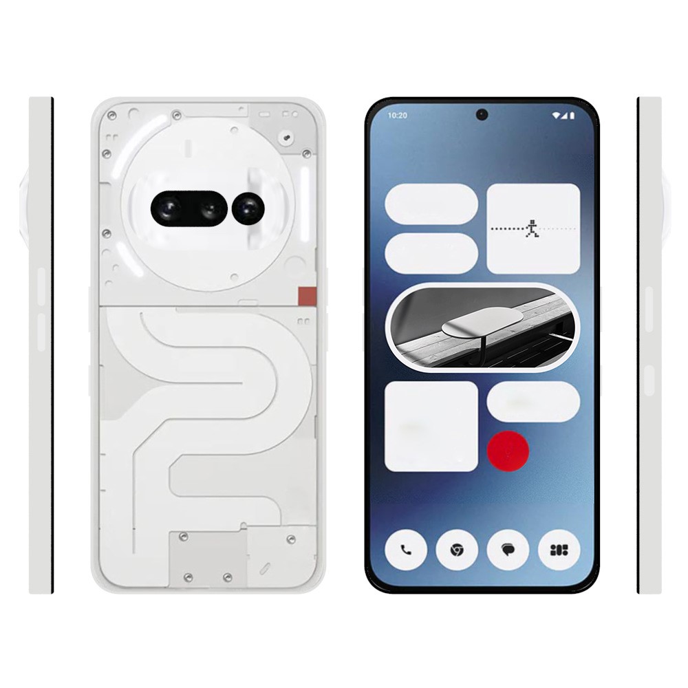  Nothing Phone 3a Skal TPU Transparent