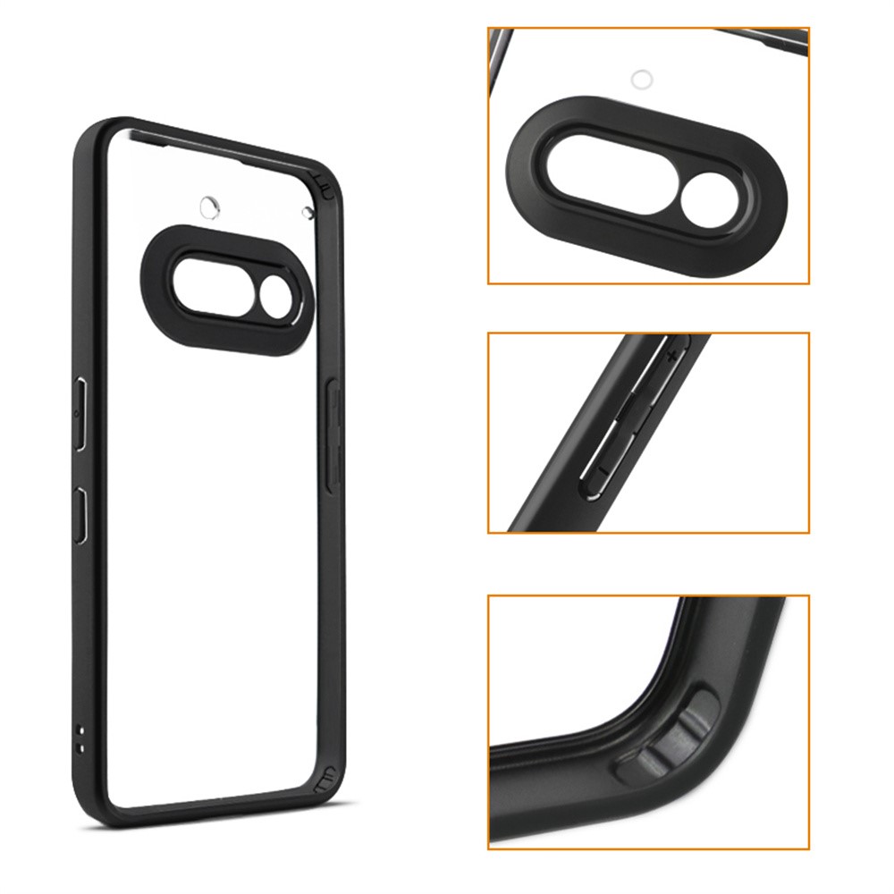  Nothing Phone 3a Skal Hybrid Transparent / Svart