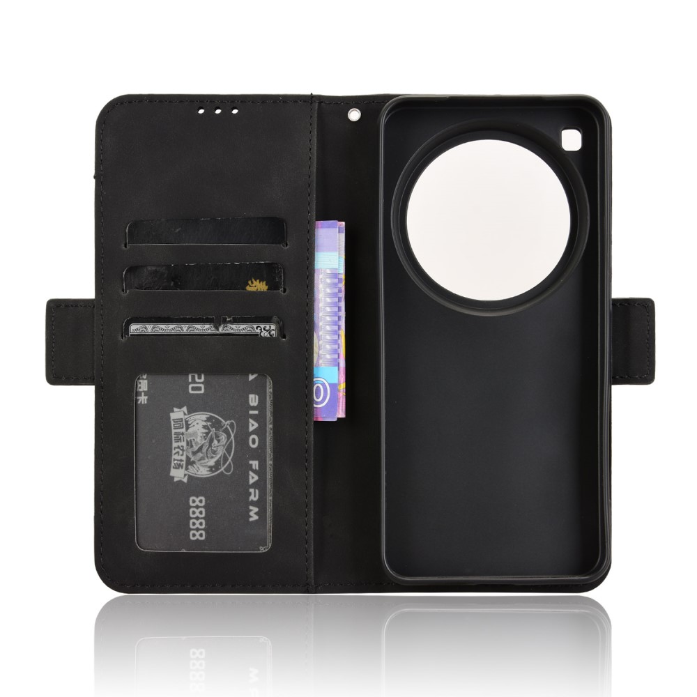  Xiaomi 15 Ultra Fodral Med Avtagbart Kortfodral Svart