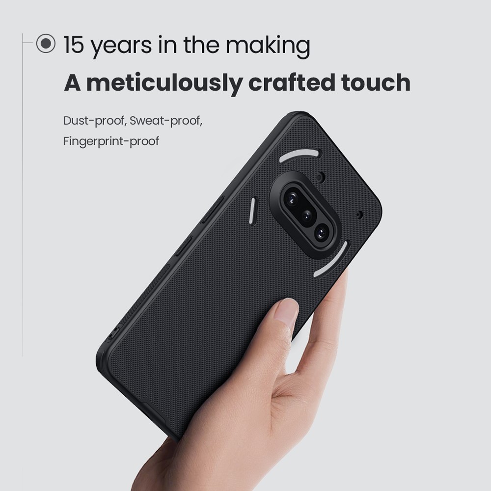 NILLKIN NILLKIN Nothing Phone 3a Skal Frosted Shield Svart