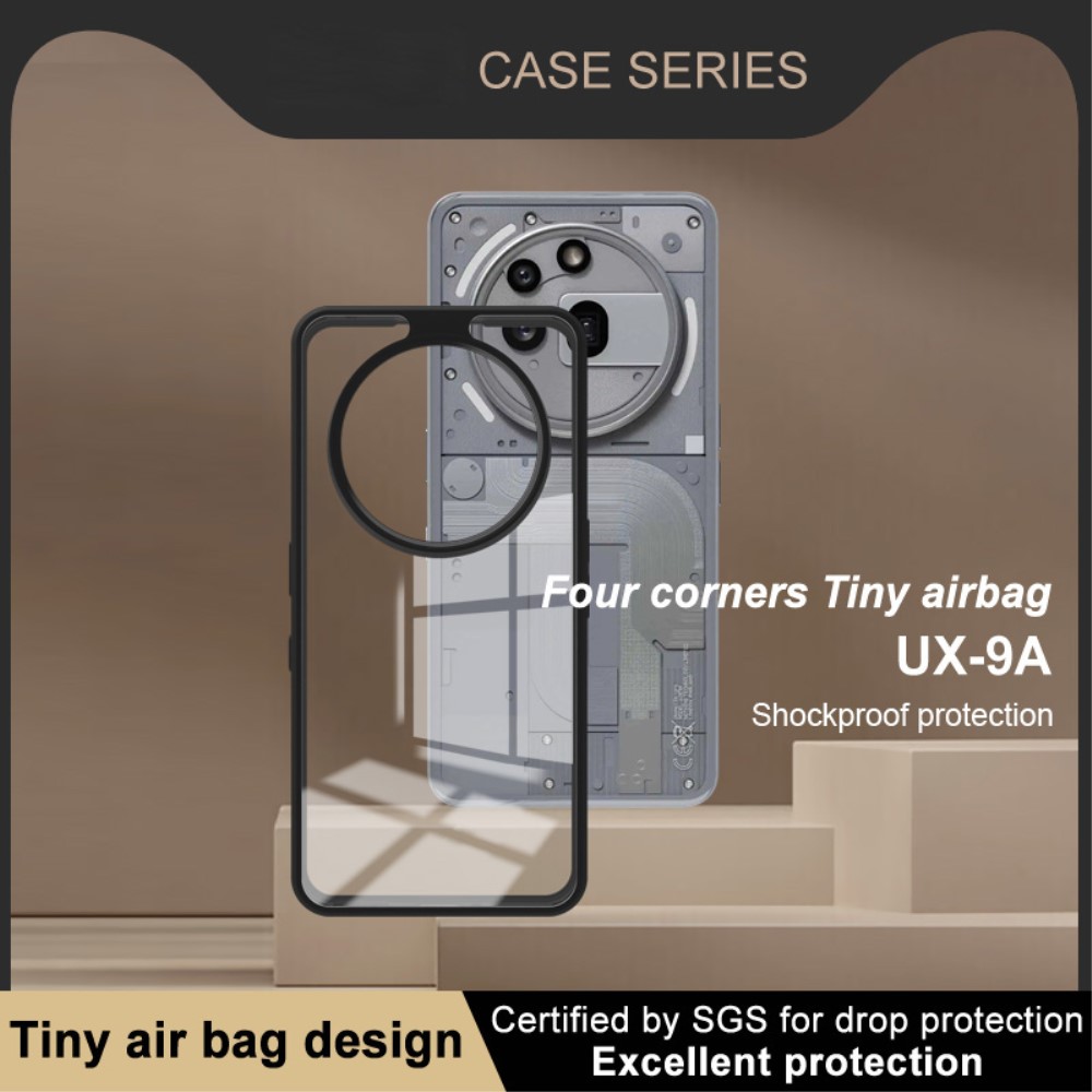 IMAK IMAK Nothing Phone 3a Pro Skal Hybrid Transparent/Svart