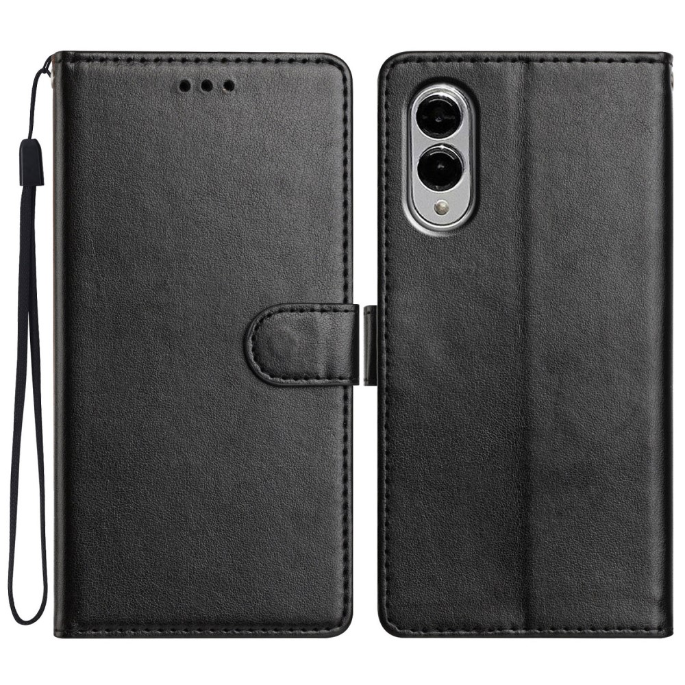  Samsung Galaxy S25 Edge Fodral Läder Svart