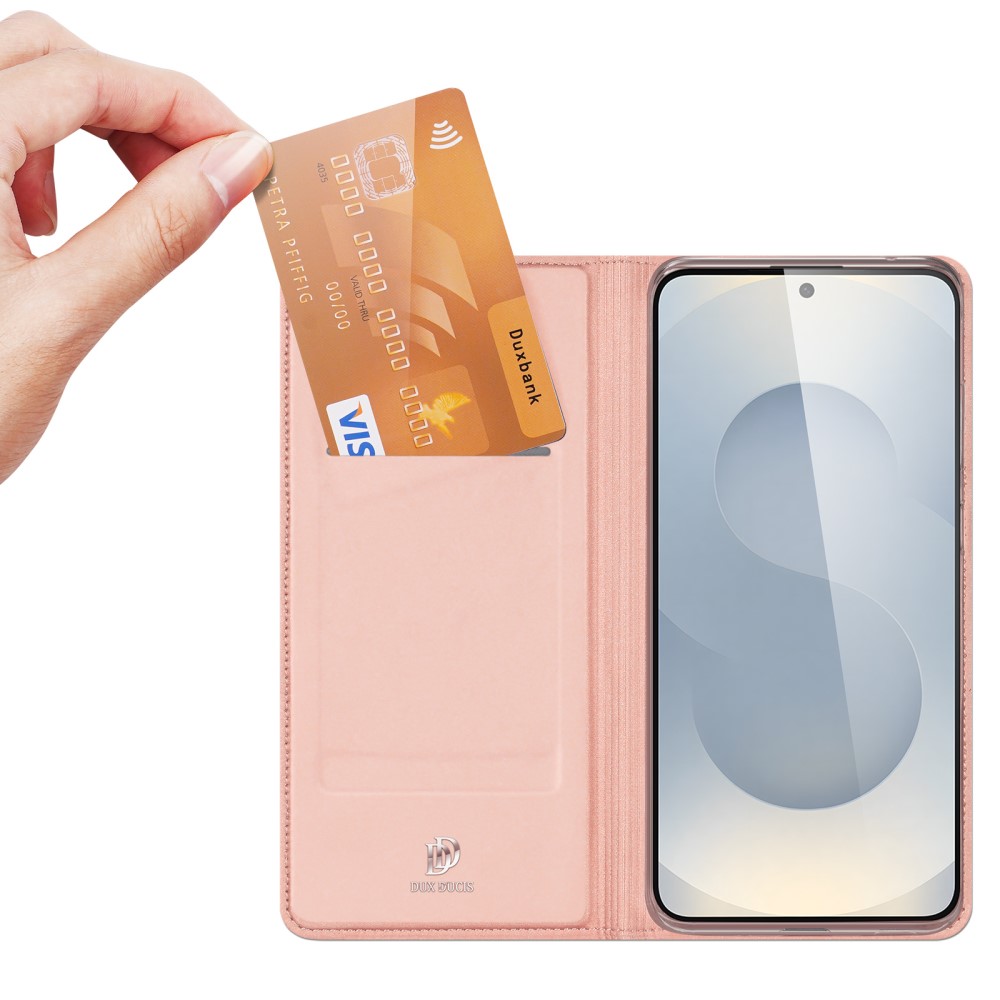 DUX DUCIS DUX DUCIS Samsung Galaxy S25 Edge Fodral Skin Pro Roséguld