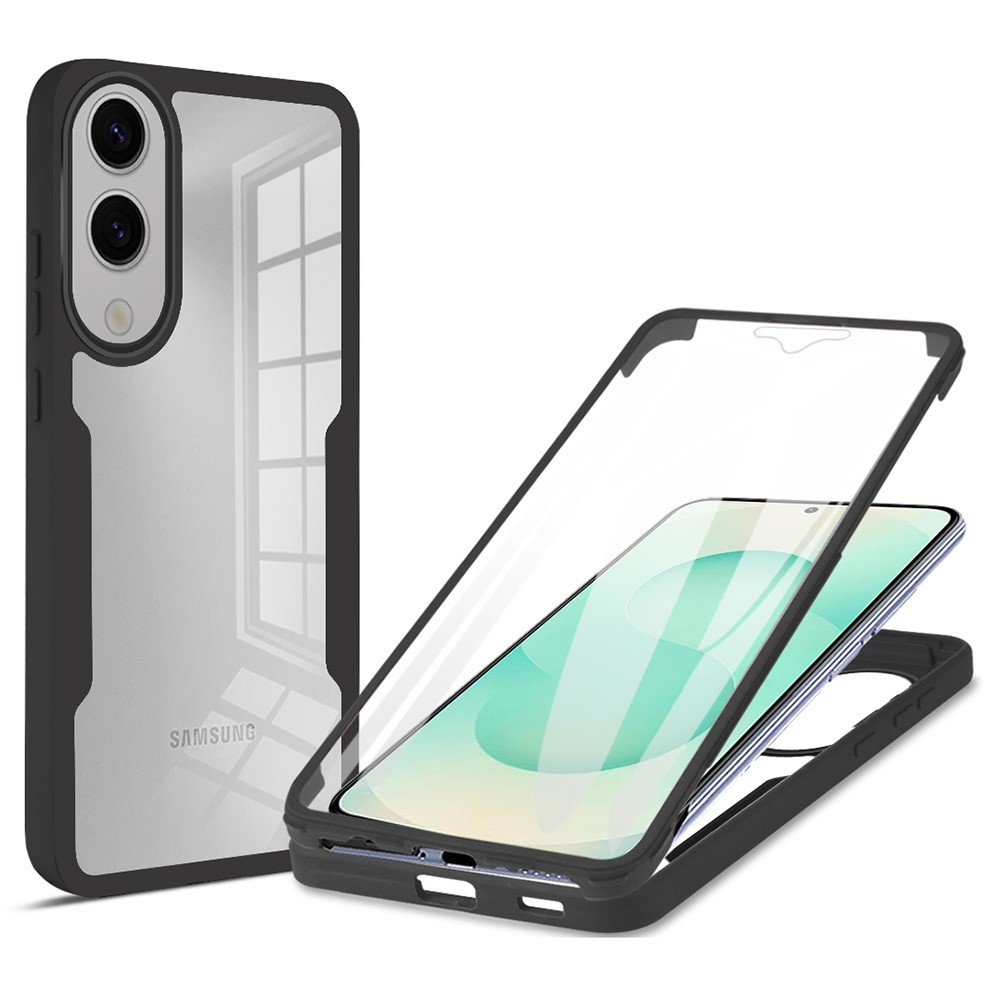  Samsung Galaxy S25 Edge Skal 360 Hybrid Defense Svart
